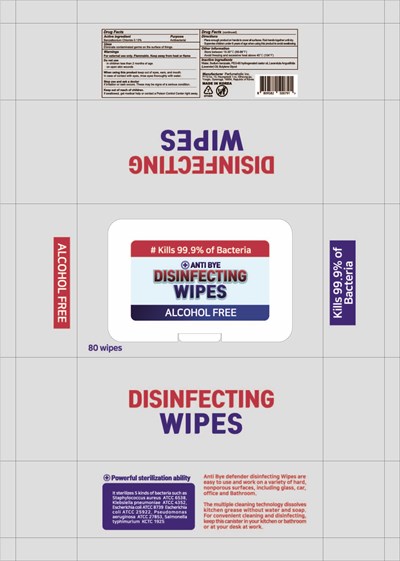 Anti Bye Disinfecting Wipes (Anti Bye Disinfecting Wipes 80 Packet)